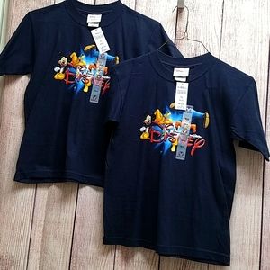 2 NWT Disney Store vintage MICKEY Donald Goofy